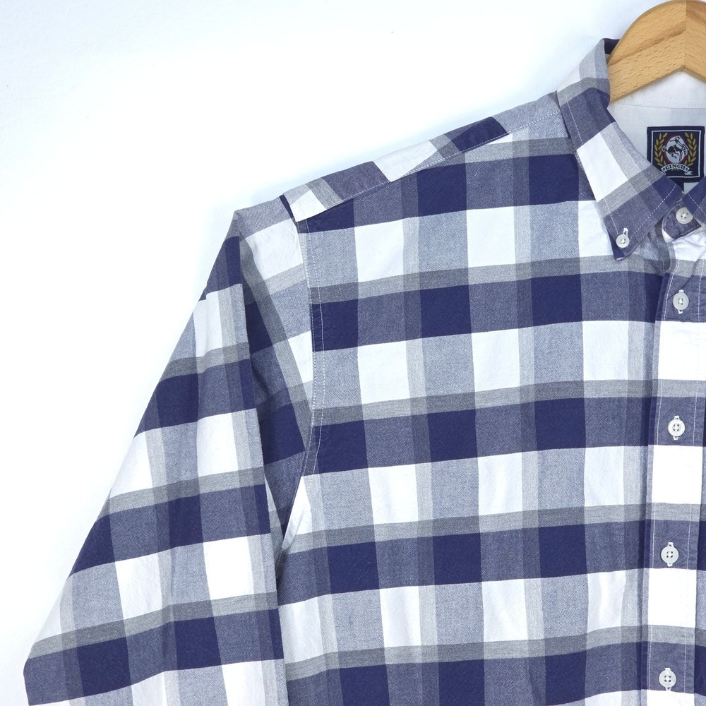 Cinch Western Button Down Shirt Men Large Plaid Heavyweight Long Sleeve Gorpcore - Picture 9 of 16
